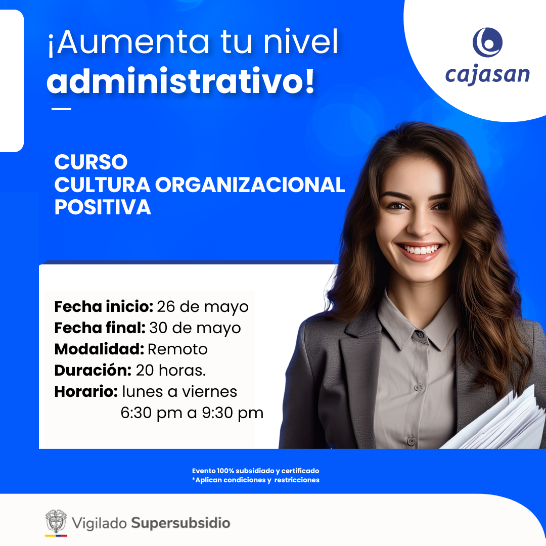 CURSO CULTURA ORGANIZACIONAL POSITIVA