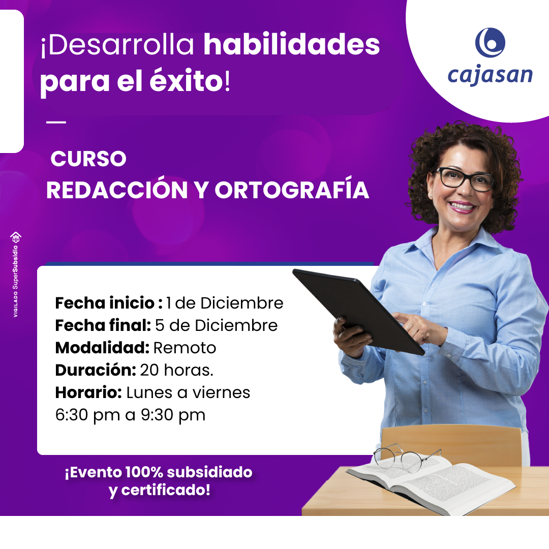 CURSO REDACCIÓN Y ORTOGRAFÍA