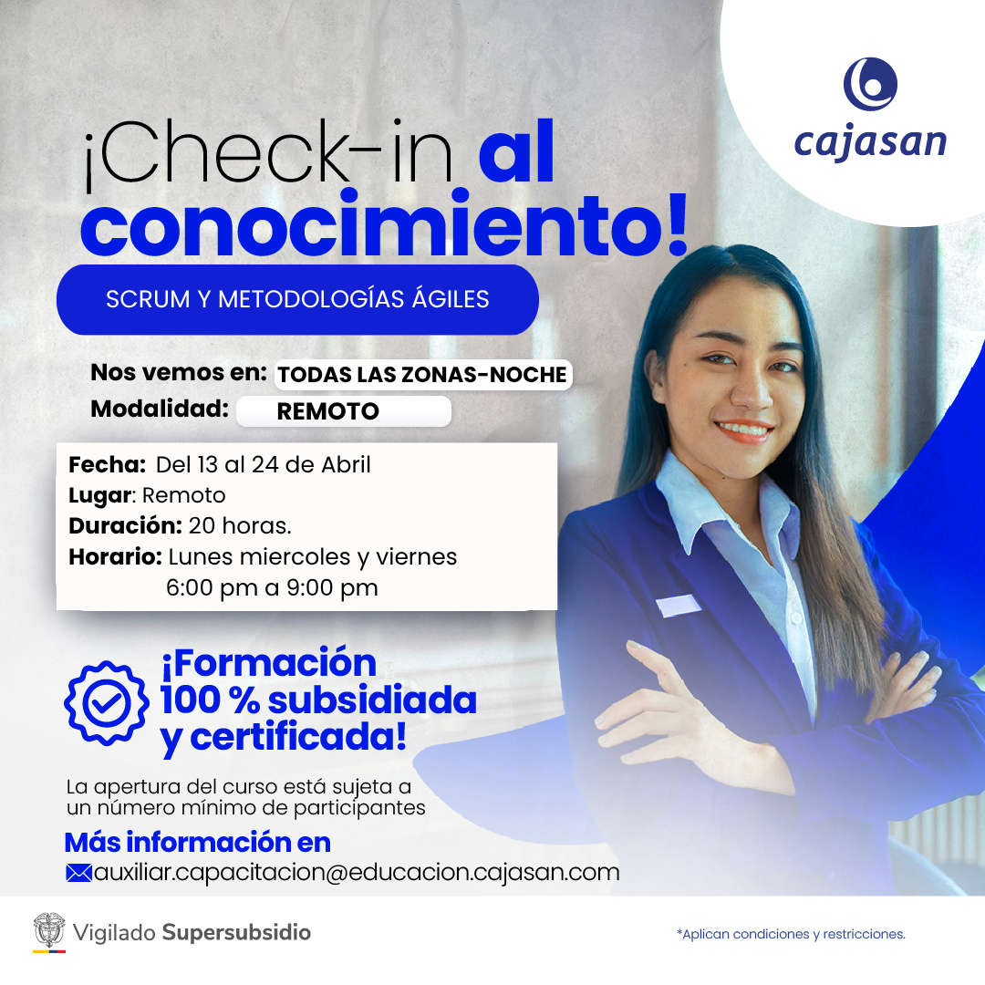 CURSO SCRUM Y METODOLOGÍAS ÁGILES