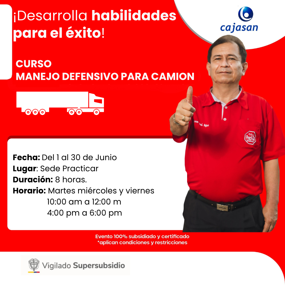 CURSO MANEJO DEFENSIVO PARA CAMION
