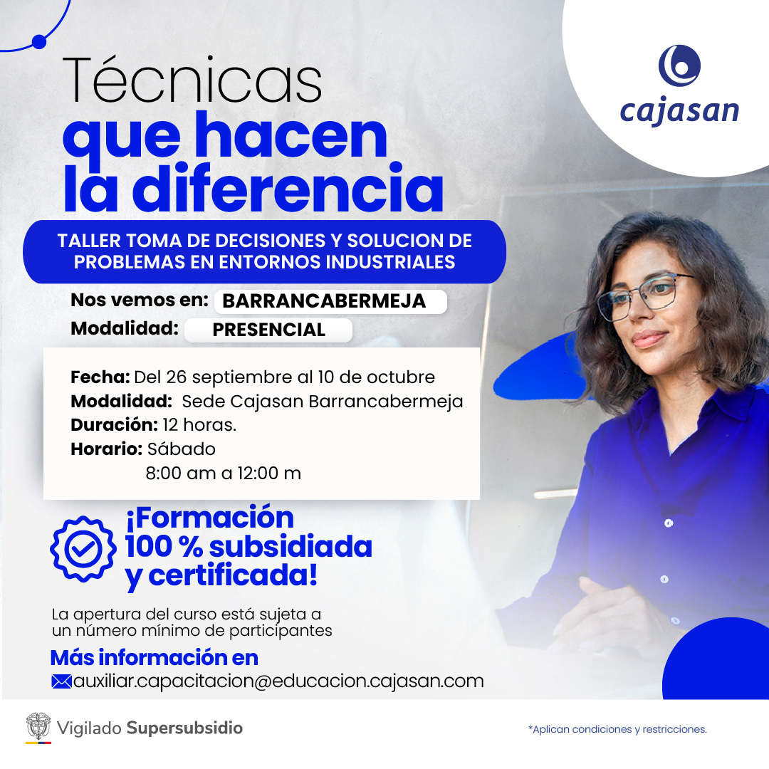 TALLER TOMA DE DECISIONES Y SOLUCION DE PROBLEMAS EN ENTORNOS INDUSTRIALES
