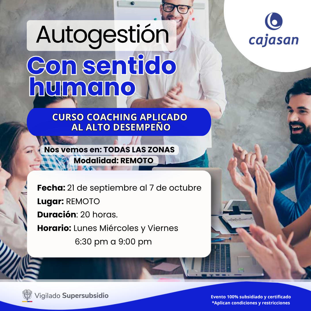 CURSO COACHING APLICADO AL ALTO DESEMPEÑO
