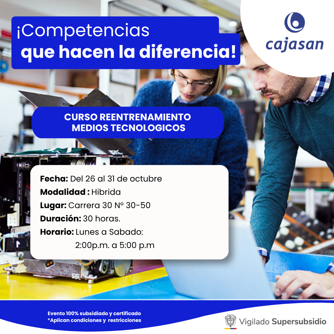 CURSO REENTRENAMIENTO MEDIOS TECNOLOGICOS